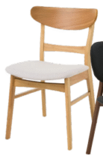 Cadeira nórdica de madeira maciça restaurante de macarrão cadeira de jantar mesa de lanche e cadeira restaurante de fast food tronco encosto banco moderno e simples